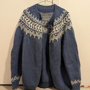 Hand knit cardigan
